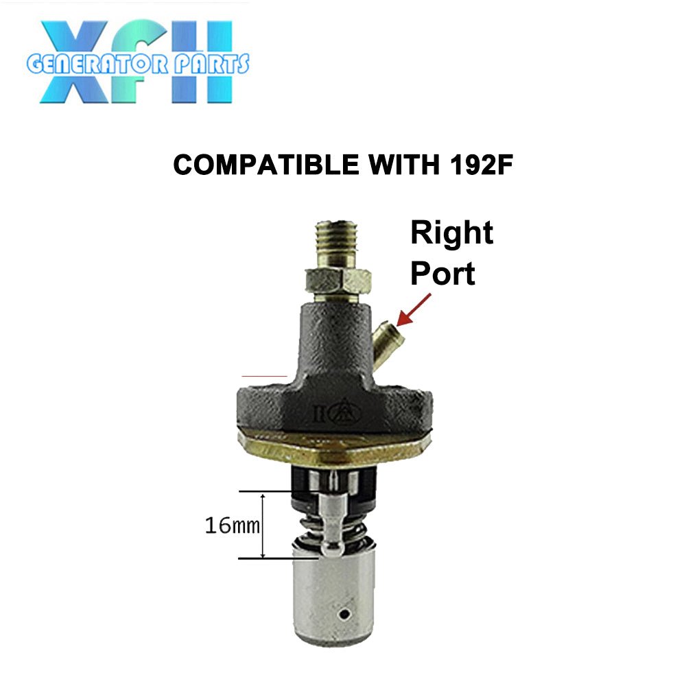 170F 173F 178F 180F 186F 188F 192F 186FA Diesel Engine Oil Pump Fuel Injection Pump Left Port Right Port - XFH generator parts