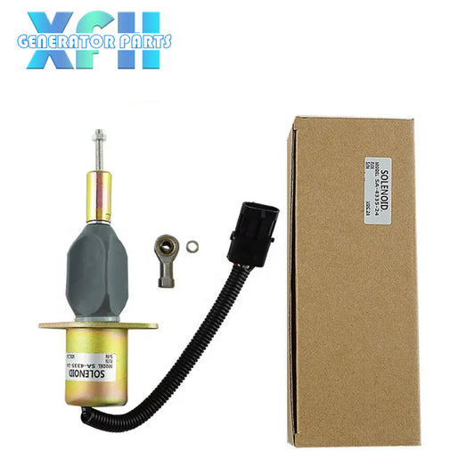 3930234 3930233 3928161 SA-4335-24 SA-4293-24 Fuel Shutdown Solenoid Valve 12V 24V for Cummins 6CT 8.3 Komatsu - XFH generator parts