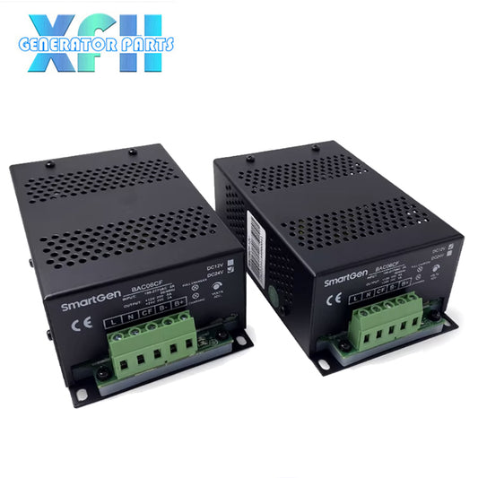 Smartgen BAC06CF 12V / 24V 6A 3A Automatic Intelligent Battery Charger for Generators