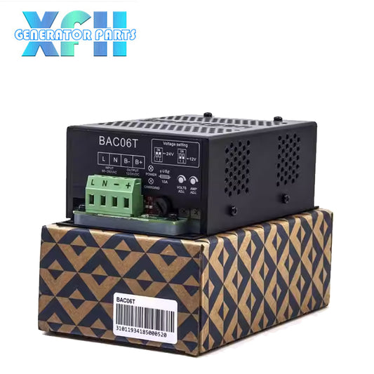 Smartgen BAC06T 6A / 3A Automatic Intelligent Battery Charger for Generators 12V / 24V Float Charging