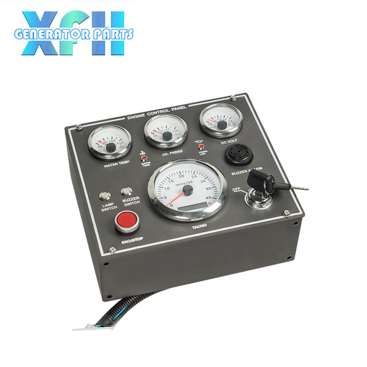 Digital Engine Controller Engine Control Box BX78E CB-YS-001 Tachometer Oil Pressure Water Temperature Voltage Meter
