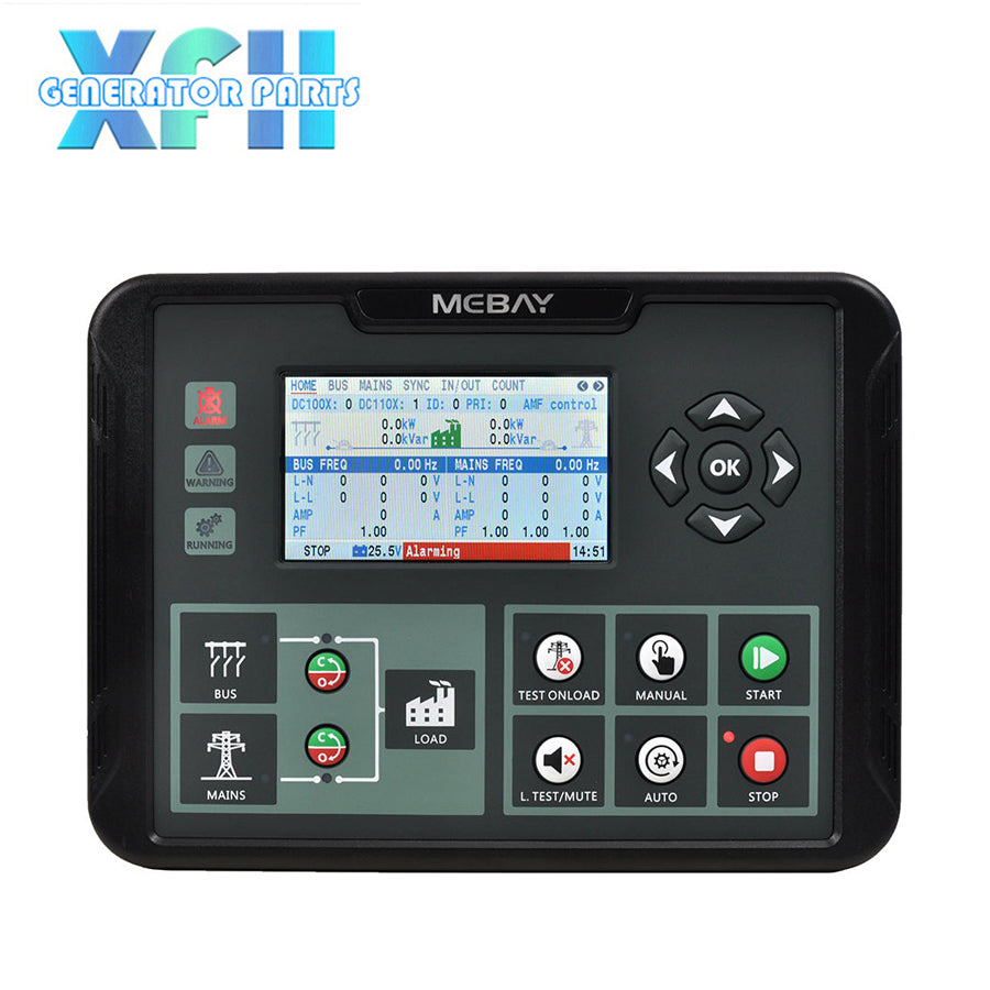 Mebay Bus Tie Mains Generator Auto Synchronizer Synchronization Panels DC110D