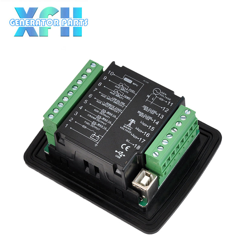 MEBAY Automatic AMF Generator Controller DC32D Generator Control Module for Diesel Generator Sets