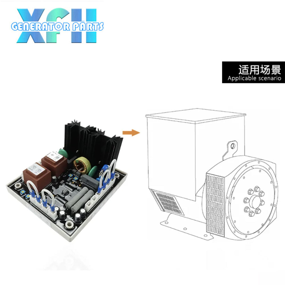 Generator AVR Automatic Voltage Regulator Circuit Diagram EA63-7D