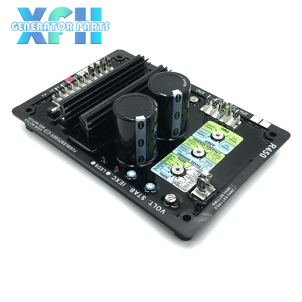 R450 AVR Automatic Voltage Regulator Integrated Circuit Leroy Somer Stabilizer 1000KW Alternator Generator Spare parts - XFH generator parts