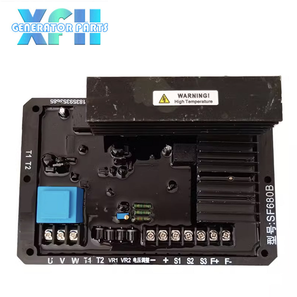 Marine Shaft Type Diesel Brush Alternator Voltage Regulator AVR Single Phase Three Phase SF680 GB180