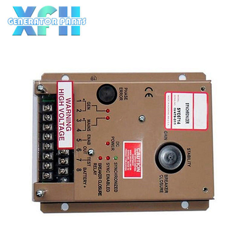 Generator Electric Automatic Synchronizing Set Panel SYC6714