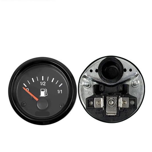 Diesel Generator Water Temperature Gauge Oil Pressure Gauge Battery Voltage Excavator Tractor Instrument 12V 24V Replacement for VDO
