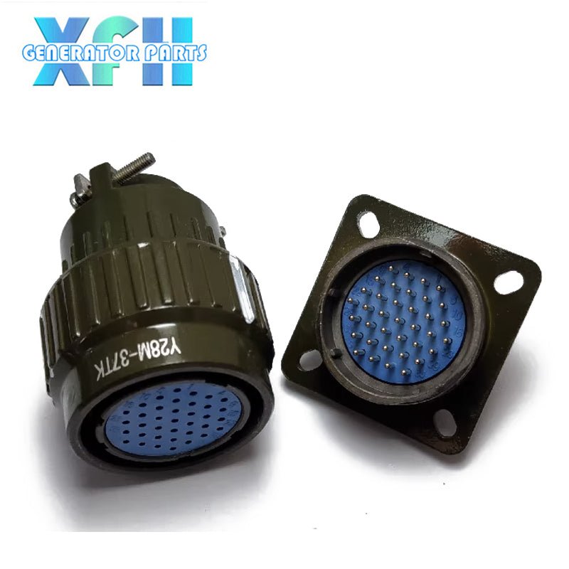 Aviation Connector Y28M 4pin 7pin 8pin 10pin 12pin 14pin 19pin 24pin 32pin 37pin Y2M Series Connectors - XFH generator parts