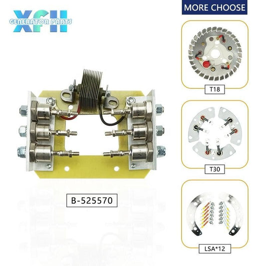 B - 525570 - 2 B - 525571 - 2 B526482 - 2 ZX150 - 12R Alternator rotating rectifier diode for 740 Series Marathon Generator - XFH generator parts