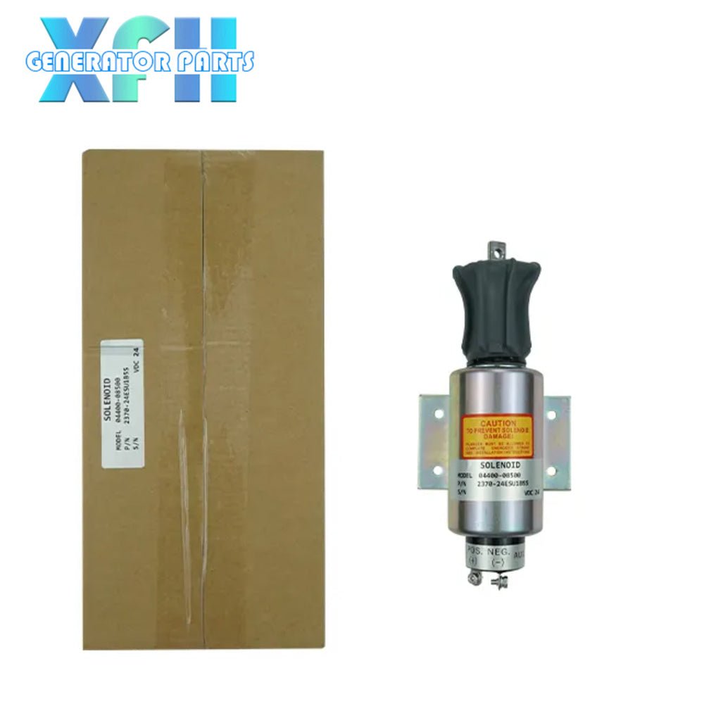 Diesel Generator Stop Solenoid Valve 2370 - 24ESU1B5S 24V Fuel Shutoff Solenoid For Mitsubishi S12R S16R SR Series Engine Genset - XFH generator parts