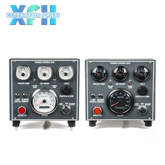 Digital Engine Controller Engine Control Box BX78E CB - YS - 001 Tachometer Oil Pressure Water Temperature Voltage Meter - XFH generator parts