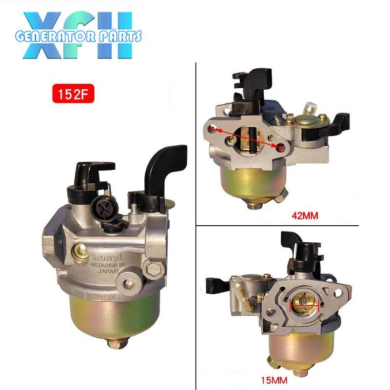 Gasoline Generator Spare Parts Accessories Gas Engine Carburetor GX160 168F 170F 152F 154F - XFH generator parts