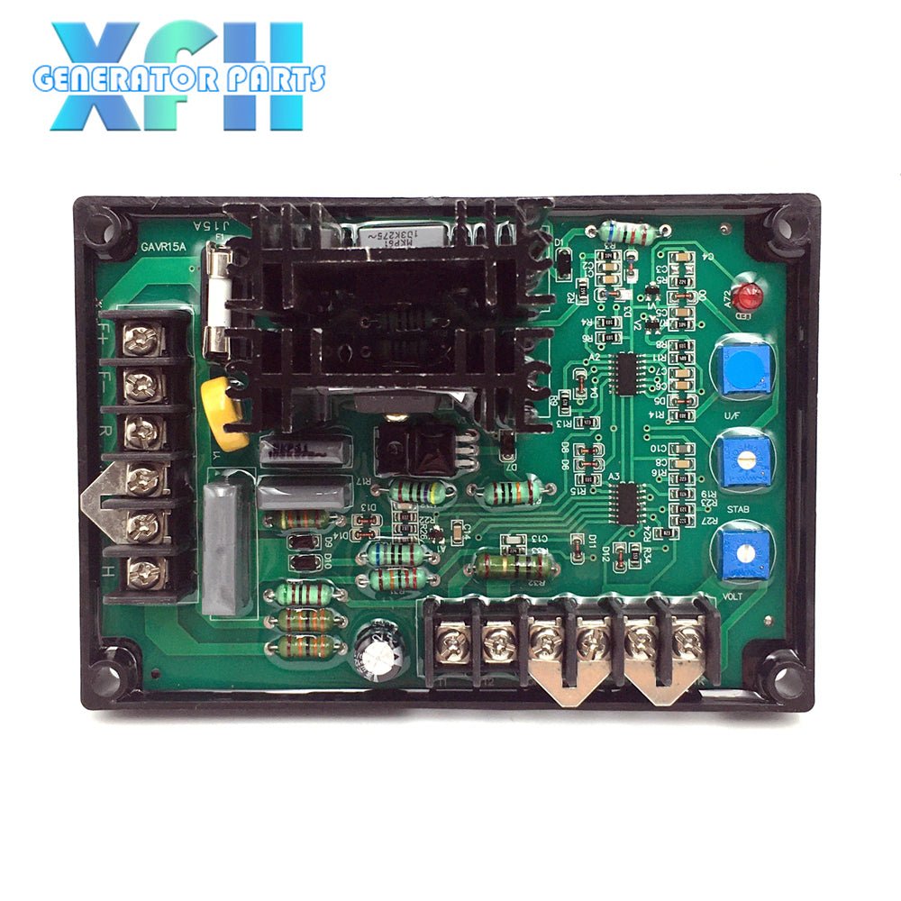 GAVR - 15A AVR Brushless Generator Automatic Voltage Regulator Genset Parts GAVR 15A - XFH generator parts
