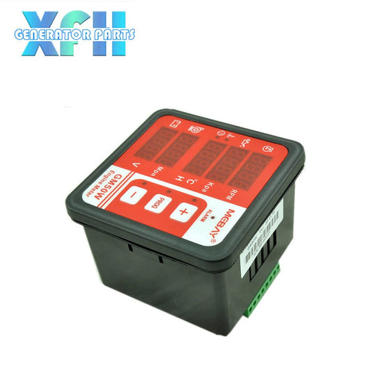 Mebay Panel Meter GM50W 6 in 1 Tachometer RPM Meter Oil Pressure Water Temperature - XFH generator parts