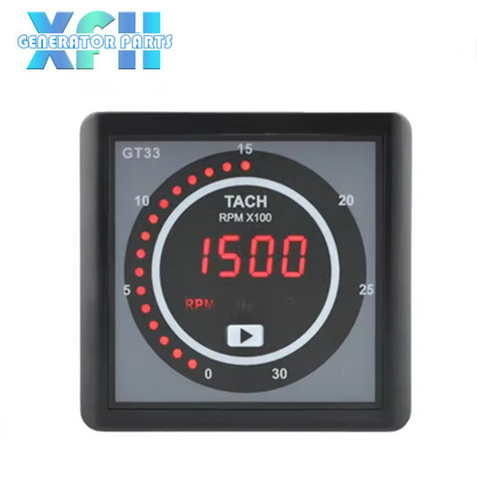 Mebay RPM Meter GT33 Diesel Generator Tachometer Speed Meter - XFH generator parts