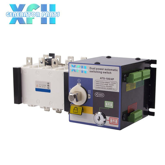 PC Level ATS 100A Automatic Transfer Switch 4P ATS (3P also Available) - XFH generator parts