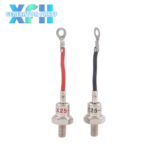 A Pair 25A 40A 70A Generator Rectifier Bolt Diode Male and Female Diode Rectifier Kits for Stamford Generator Genset Parts
