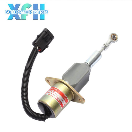 3928161 Diesel Generator Engine Fuel Shut Down stop Solenoid Value Flameout Switch 12v 24V Optional - XFH generator parts