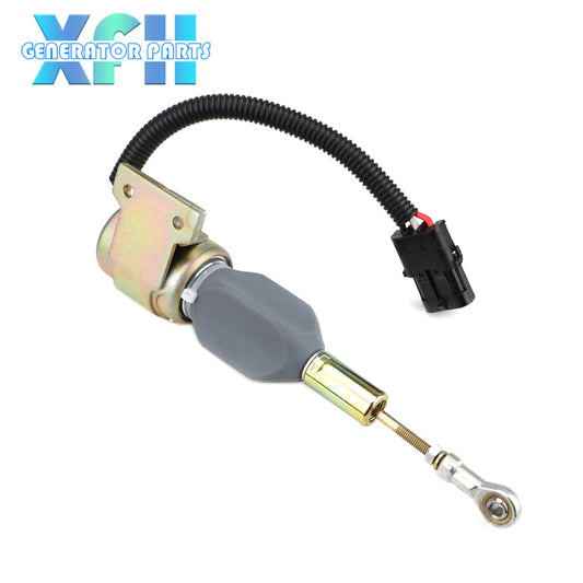 Diesel Engine Shut Off Solenoid 3932530 SA-4756-24 For Cummins 5.9L 6BT Excavator - XFH generator parts