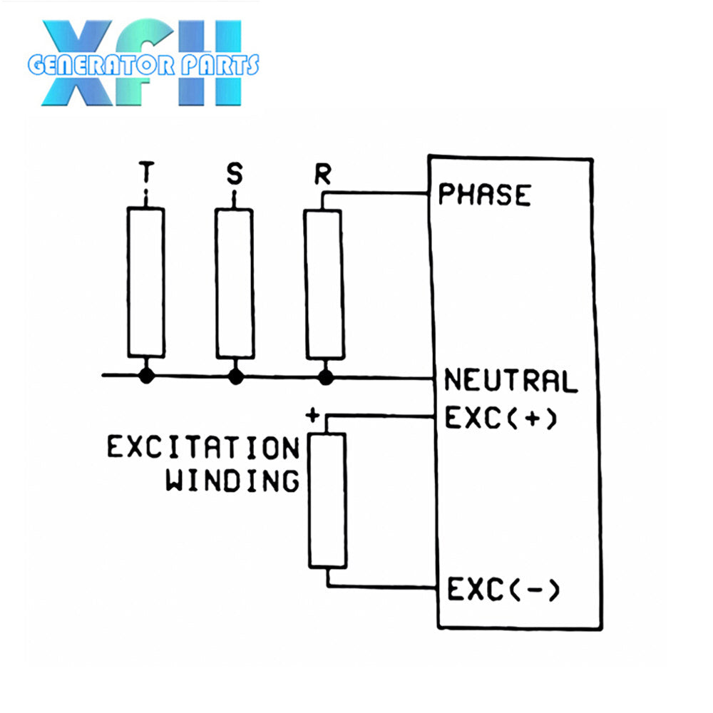 AVR-20 20A AVR Automatic Voltage Regulator Brushless Excitation Generator Stabilizer Control Module Diesel Genset Parts AVR 20A