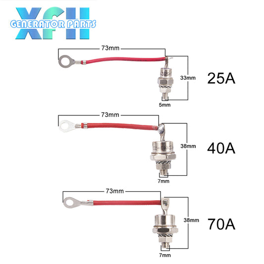25A 40A 70A Generetor Diode Rectifier Kit with Varistor Bridge Rectifier Diode for Alternator Accessory RSK1001 RSK2001 RSK5001 RSK6001