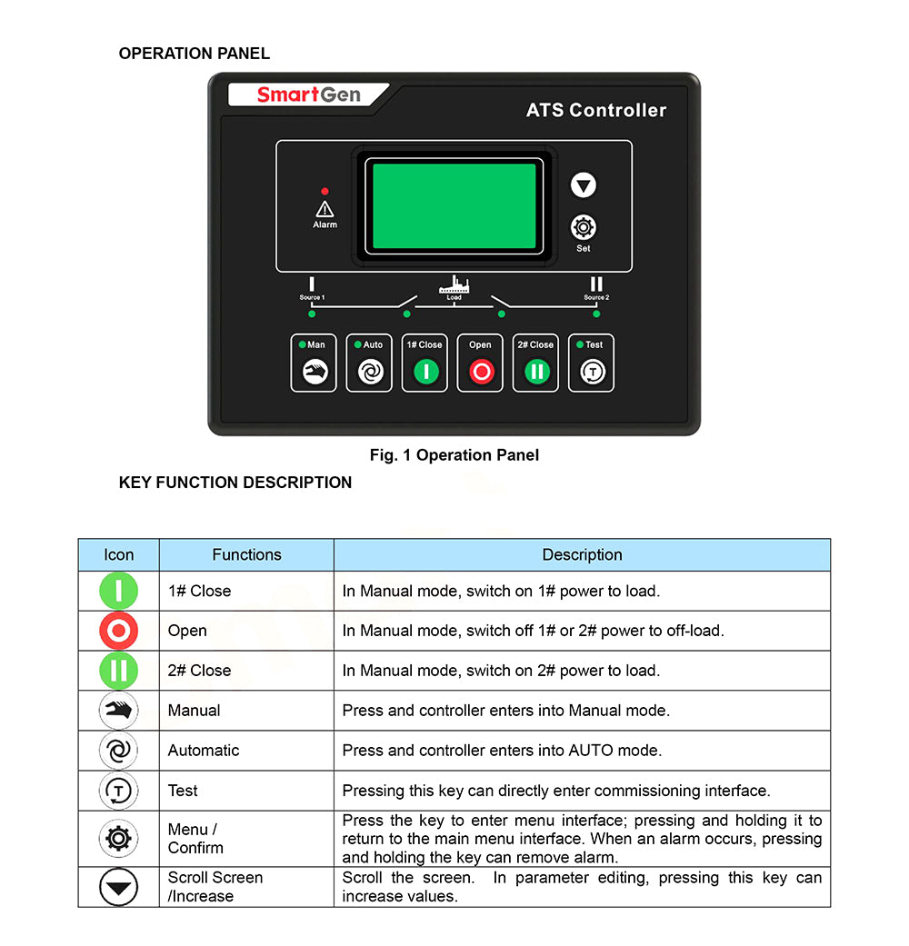 HAT600N HAT600NI SmartGen Original Genset ATS Controller for Diesel Generator - XFH generator parts
