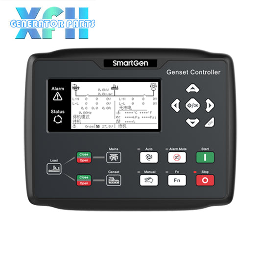 HGM9420N HGM9420LT smartgen genset controller is used for automatic control of single genset to realize automatic start/AMF/synchronous transfer/cloud monitoring