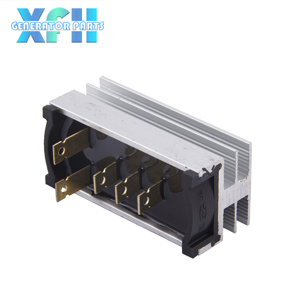 Three phase SQL20A 20amp generator rectifier Aluminum Heatsink Diode Bridge Rectifier kit for generator 20A Iron Pin power diode