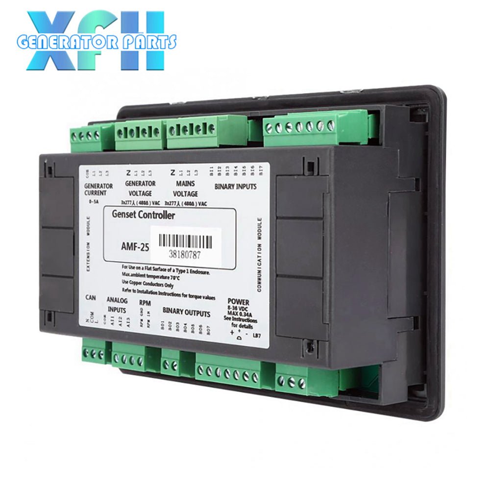 AMF25 AMF20 Diesel Genset Controller AMF - 25 AMF - 20 Generator Auto Start Stop Control Module Replace Original - XFH generator parts