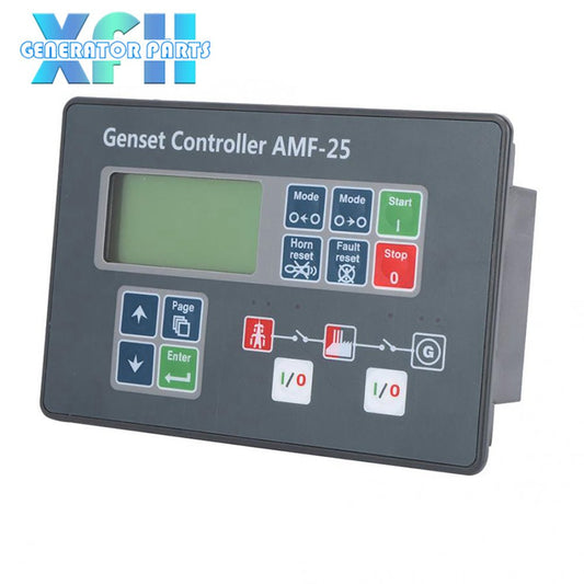 AMF25 AMF20 Diesel Genset Controller AMF - 25 AMF - 20 Generator Auto Start Stop Control Module Replace Original - XFH generator parts