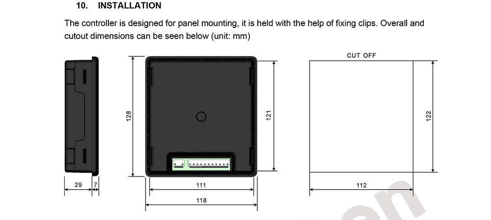 Gasoline Generator Controller HGM501 Small Diesel Genset Control Panel - XFH generator parts