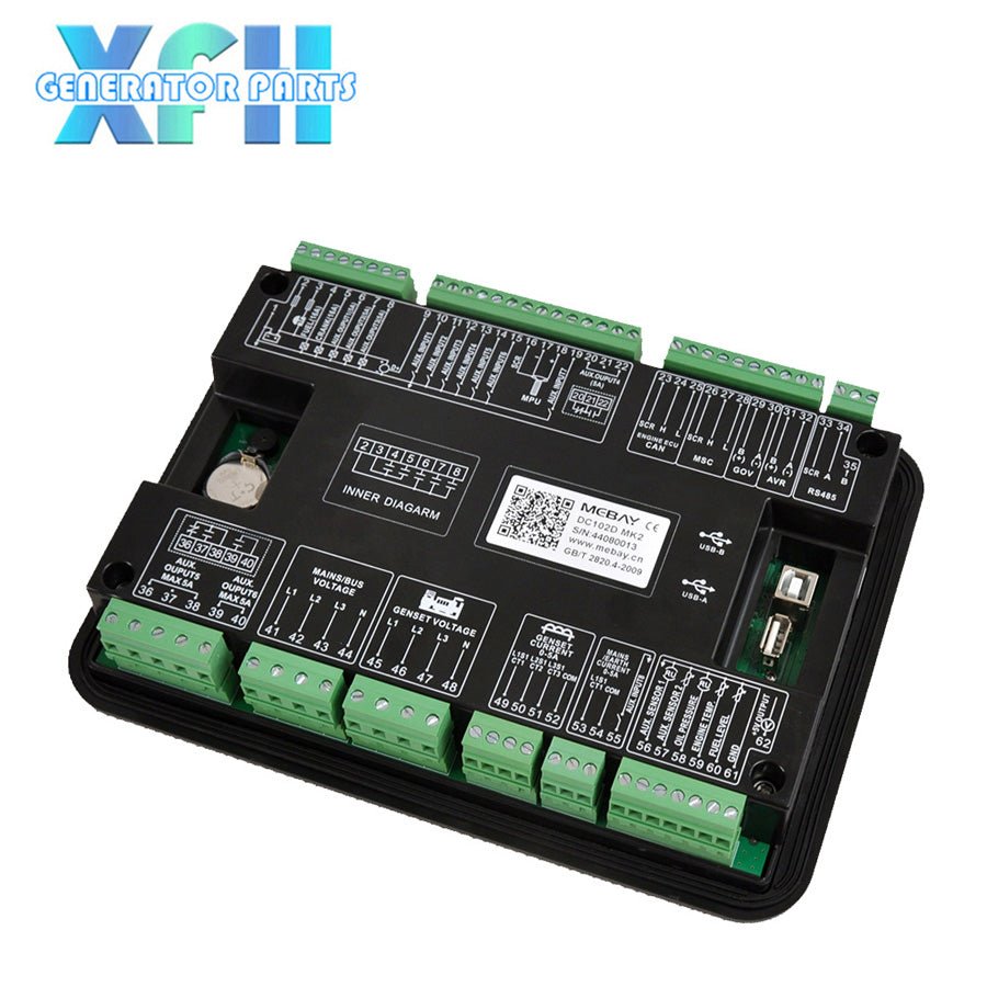 Mebay DC102D Synchronising AMF Load Sharing Generator Controller Control Module - XFH generator parts