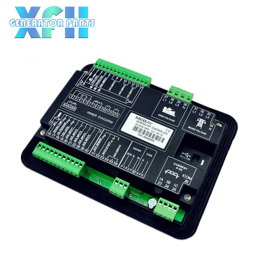 Mebay DC50D DC50DR 3.5 Inches LCD Screen Single Generator Automation Controller Genset Spare Parts - XFH generator parts