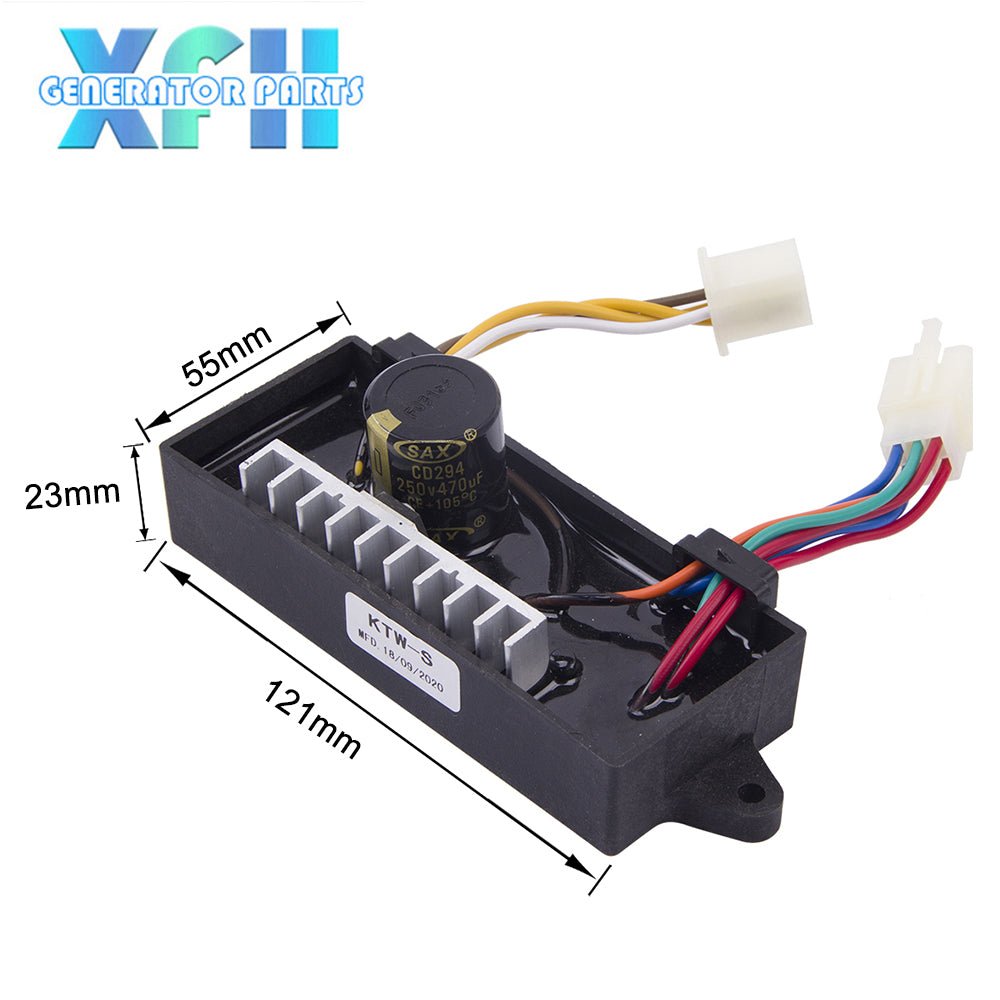 Single Phase 5KW AVR KTW - S Welder Diesel Generator Automatic Voltage Regulator Control Module Stabilizer KTW - S - XFH generator parts