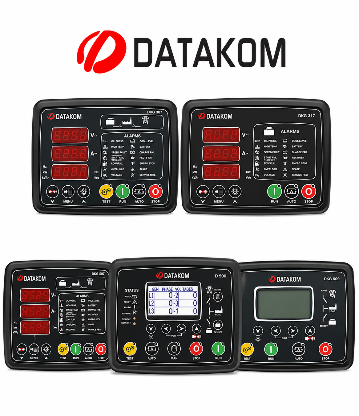 Datakon Stickers Datakom Generator Controllers | DKG-105 DKG-207 DKG-309 – XFH generator ...