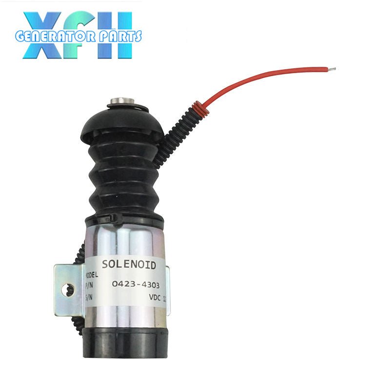 0423 - 4303 24V Fuel Cutoff Solenoid Valve 0423 4303 Shut Off Stop Solenoid for Diesel Engine - XFH generator parts