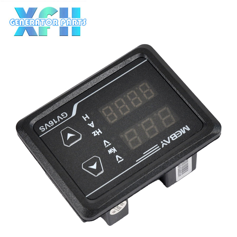 MEBAY Multifunctional Genset Panel Meter GV16VS 1 Relay Output 2-channel Switch Input