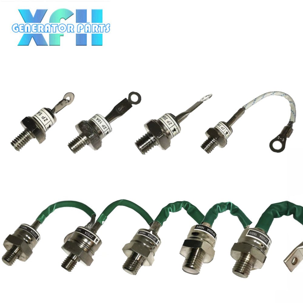 1000V 1600V Spiral Rectifier Diode ZP5A ZP10A ZP20A ZP30A ZP50A ZP100A ZP200A ZP300A Rectifier Thyristor (Reverse) 5A 10A 20A 30A 50A 100A 200A 300A - XFH generator parts