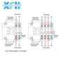100A 4P 2P ATS Generator Dual Power Automatic Transfer Switch Module Circuit Breakers Switches Electric Generator Parts - XFH generator parts