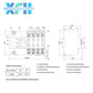 100A 4P 2P ATS Generator Dual Power Automatic Transfer Switch Module Circuit Breakers Switches Electric Generator Parts - XFH generator parts