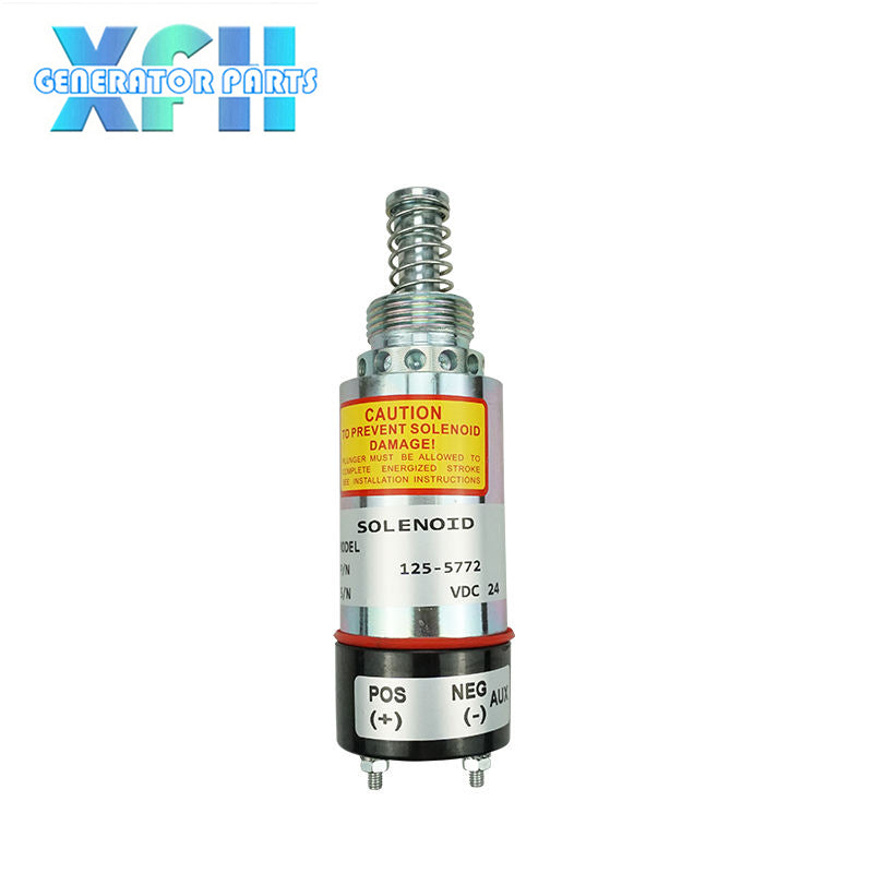 125-5772 24V 12V Fuel Stop Solenoid Shutdown Valve 7C-9458 125-5771 9X ...