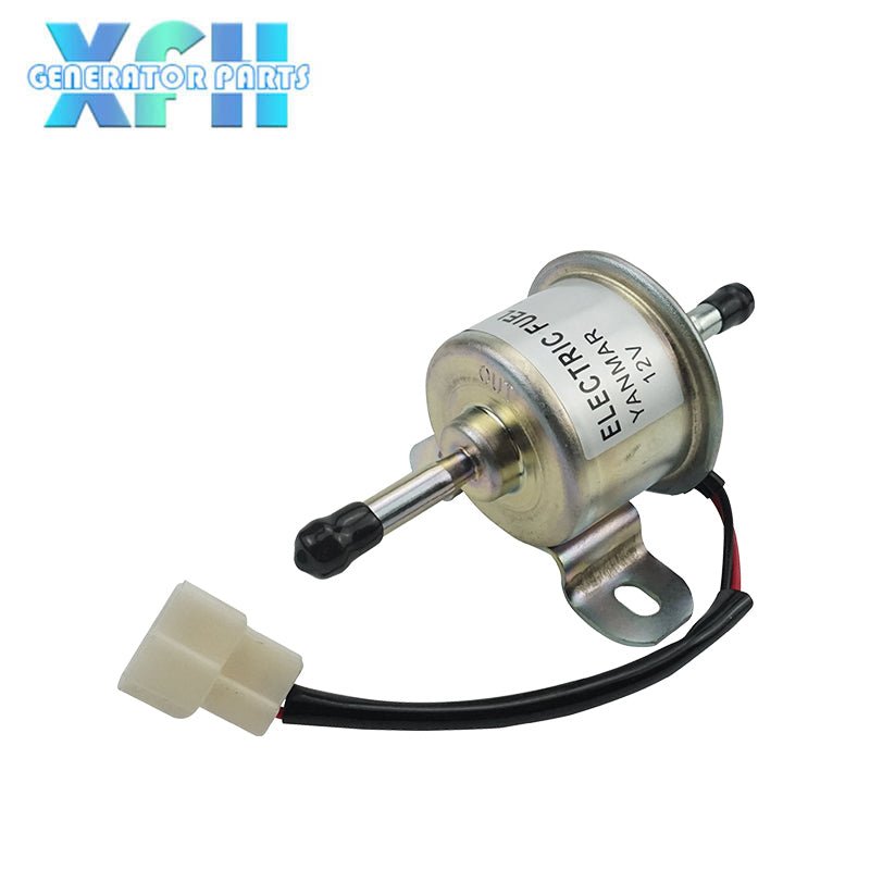 12V 24V External Electronic Gasoline Pump EP - 015 White Plug Fuel Pump Assembly - XFH generator parts