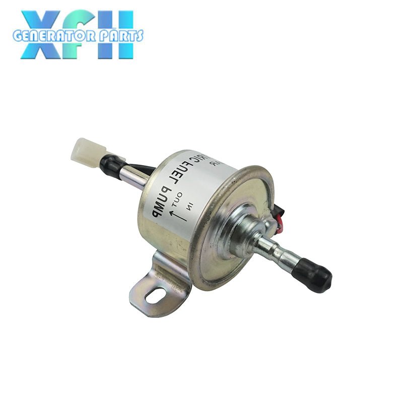 12V 24V External Electronic Gasoline Pump EP - 015 White Plug Fuel Pump Assembly - XFH generator parts