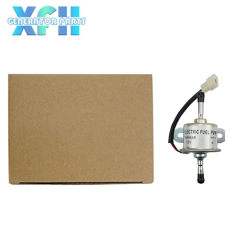 12V 24V External Electronic Gasoline Pump EP - 015 White Plug Fuel Pump Assembly - XFH generator parts