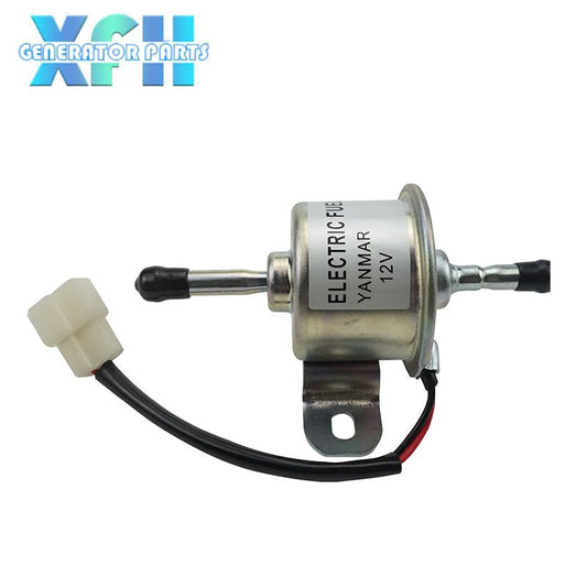12V 24V External Electronic Gasoline Pump EP - 015 White Plug Fuel Pump Assembly - XFH generator parts