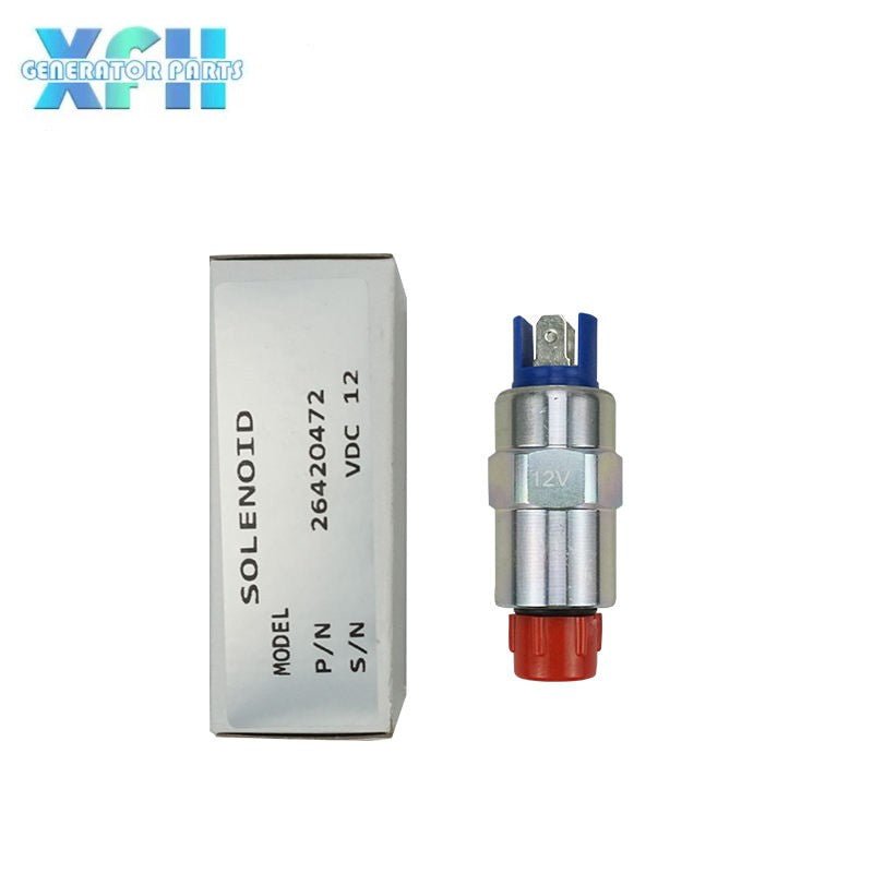 12V Fuel pump Solenoid 26420472 High Quality Stop Solenoid - XFH generator parts