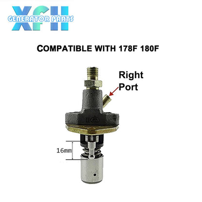 170F 173F 178F 180F 186F 188F 192F 186FA Diesel Engine Oil Pump Fuel Injection Pump Left Port Right Port - XFH generator parts