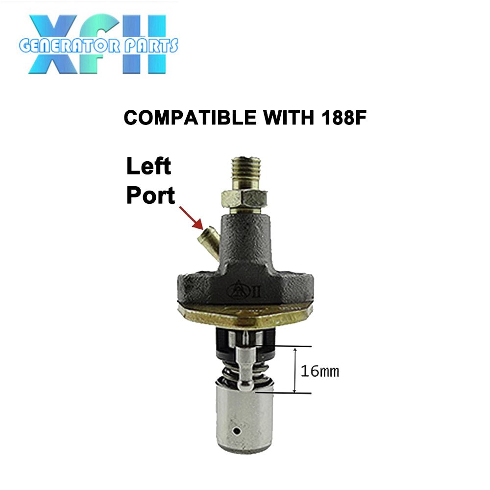 170F 173F 178F 180F 186F 188F 192F 186FA Diesel Engine Oil Pump Fuel Injection Pump Left Port Right Port - XFH generator parts