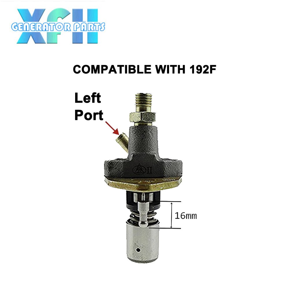 170F 173F 178F 180F 186F 188F 192F 186FA Diesel Engine Oil Pump Fuel Injection Pump Left Port Right Port - XFH generator parts